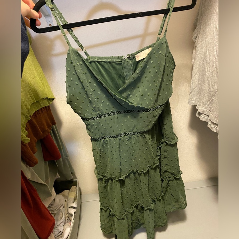 Altar’d State Dark green dress